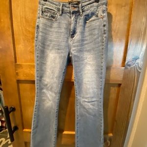 Judy blue light wash slim bootcut jeans